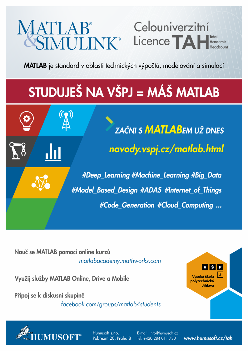 Moderní typ licence TAH na VŠPJ, Martina Mudrová (HUMUSOFT)