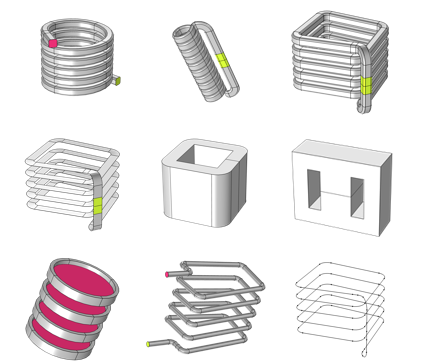 Geometrie cívek